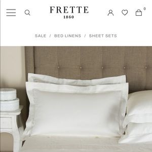 Twin size Frette sheet set